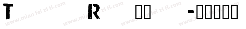 Trash Regular字体转换